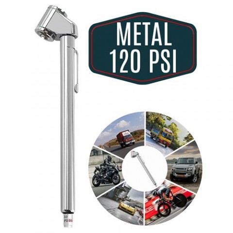 ModaCar Metal Kasalı 120 Psi Lastik Hava Ölçme Saati 422456