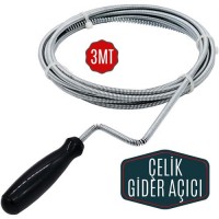 Hepbidolu  IronSnake 3 Metre Spiral Gider Boru Açıcı