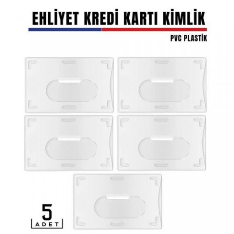 Hepbidolu  5 li Paket Ehliyet ve Kimlk Kart Koruyucu 427980