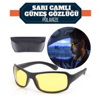 Hepbidolu  Polarize UV400 Sarı Camlı Güneş Gözlüğü 714857