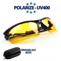 Hepbidolu  Polarize UV400 Sarı Camlı Güneş Gözlüğü 714858