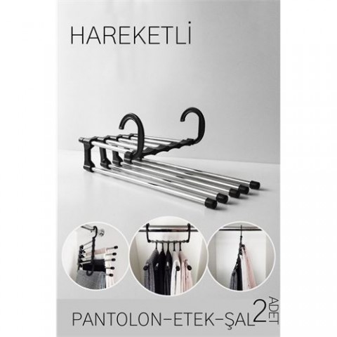 Hepbidolu  2 ADET Pantolon Askısı Etek Şal Havlu 716063