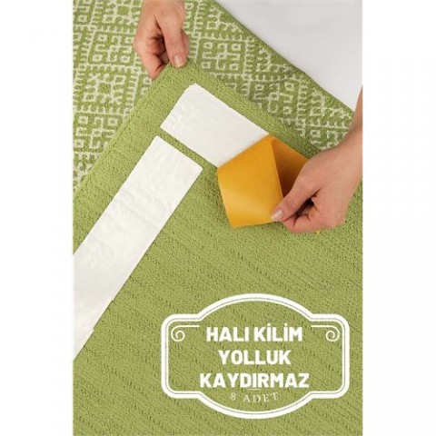 Hepbidolu  Flamme 8 Adet Halı Kilim Yolluk Kayma Önleyici Yapışkan 716335