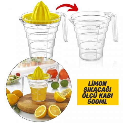 Hepbidolu  Waugh Ölçülü 500 Ml Limon Portakal Sıkacağı 717318