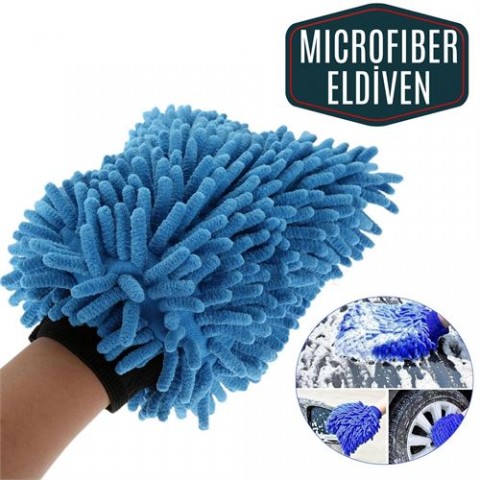 ModaCar Microfiber Yünlü Oto Yıkama ve Temizlik Eldiveni 424581