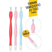 Hepbidolu  Tırnak Temizleyici Et İtici Twin 3 lü Set 718183