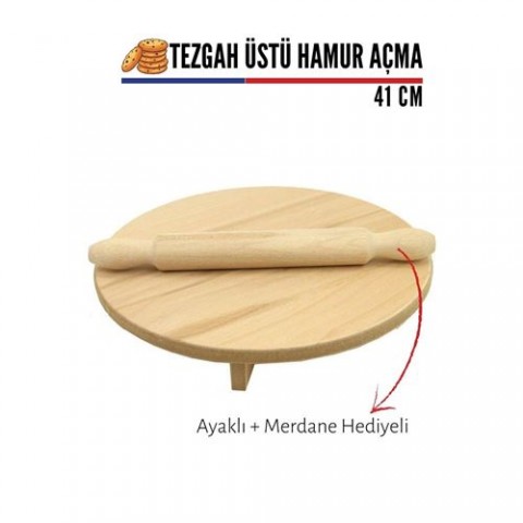 Hepbidolu  Hamur Açma Masası 41 cm Ayaklı Merdaneli 718250