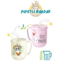 Hepbidolu  Pipetli Bardak 2 li Momma Design 718282