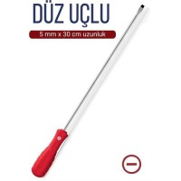 Hepbidolu  5 mm Uç 30 Cm Uzunluk Düz Uç Tornavida 718382