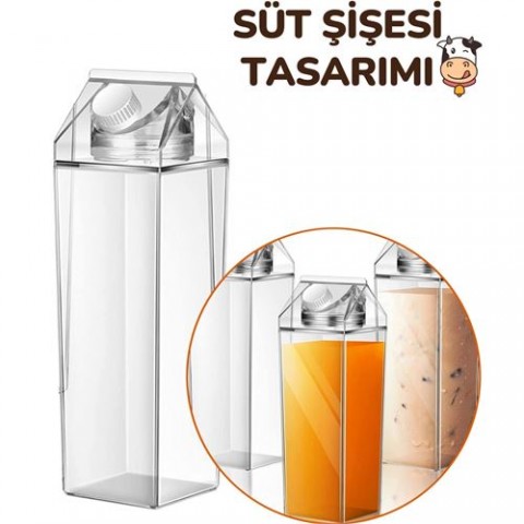 Hepbidolu  Süt Kutusu Şeklinde İçecek Şişesi 500 ml 718401