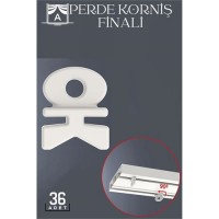 Hepbidolu  Perde Korniş Finali Sonu 36 Adet CraftMe Design 718404