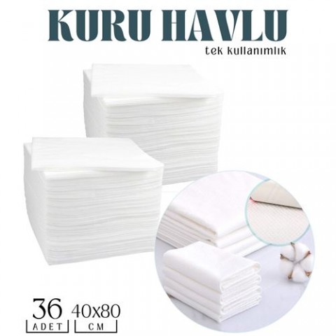 Hepbidolu  Tek Kullanımlık Kuru Havlu Çok Amaçlı 40X80 CM 36 Adet 718431