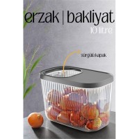 Hepbidolu  MultiBox Erzak Bakliyat Kutusu Sürgülü Kapak 10 Litre 718468