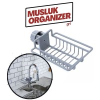 Hepbidolu  Patrisha Musluk Organizeri Mutfak Banyo Duş GRİ 718550