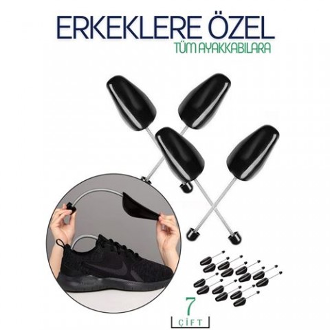 Hepbidolu  7 ÇİFT Yaylı Ayakkabı Kalıbı Erkek 39-46 NO S.Borelli Design 718641