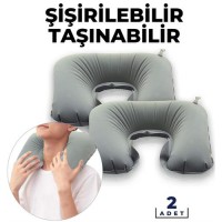 Hepbidolu  Taşınabilir Boyun Uyku Yastığı 2 ADET Aile Paketi Balvanera Design 718659