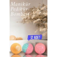 Hepbidolu  12 ADET Pedikür Manikür Banyo Bombası Topu 717653