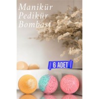 Hepbidolu  6 ADET Pedikür Manikür Banyo Bombası Topu 717652