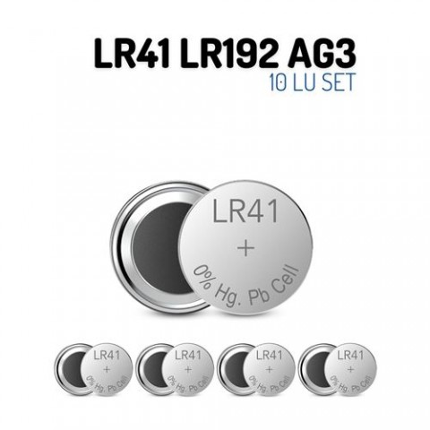 Hepbidolu  LR41 LR192 AG3 1.55V 10 Adet Alkaline Pil 716932