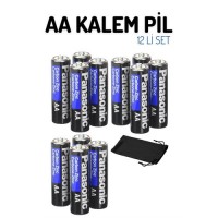 Panasonic CarbonZinc AA Standart Kalem Pil Kılıfında 12 Lİ Set 718683