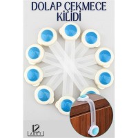 Hepbidolu  Çocuk Dolap ve Çekmece Kilidi 12 li PAKET 718724