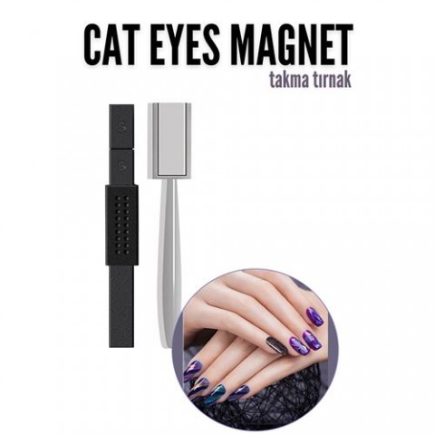 Hepbidolu  Protez Tırnak Cat Eyes Mıknatıs Seti 718774