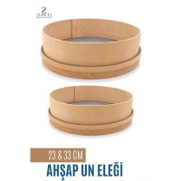 Hepbidolu  Ahşap Un Eleği 23 ve 33 CM 2 li Set 718866