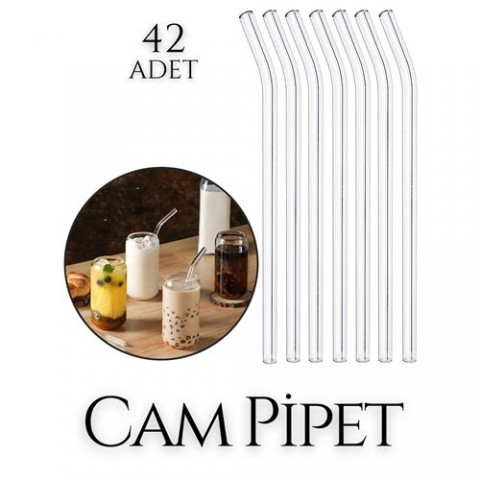 Hepbidolu  42 ADET Cam Pipet Seti Navarro Design