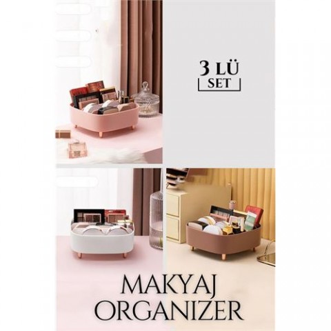 Hepbidolu  3 Lü Set Makyaj Organizeri Altrenotti Design 718962