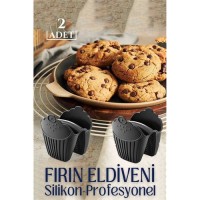 Hepbidolu  Silikon Fırın Eldiveni 2 ADET Collezioni Design 718989