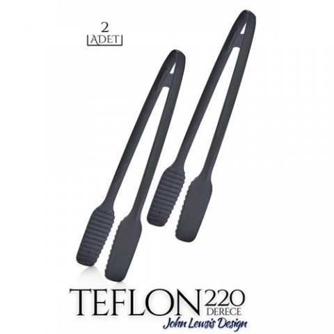 Hepbidolu  Teflon Kızartma Izgara Maşası 2 li Set J.Lewis Design 719005