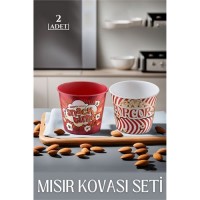 Hepbidolu  Patlamış Mısır Popcorn Kovası 2 li SET 719022