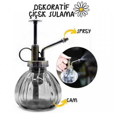 Hepbidolu  Dekoratif Cam Bitki Sulama Şişesi Ebristar Design 715727