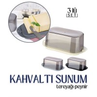 Hepbidolu  Kahvaltı Saklama ve Sunum 3 lü SET 719066