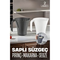 Hepbidolu  Saplı Pirinç Makarna Sebze Süzgeci 2 li SET 719188