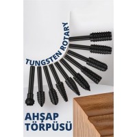 Hepbidolu  Tungsten Ahşap Oyma Şekillendirme 10 LU Törpü Seti 719204