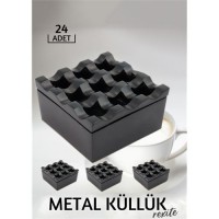 Hepbidolu  18+6 ADET  Metal Kül Tablası Rexite Design