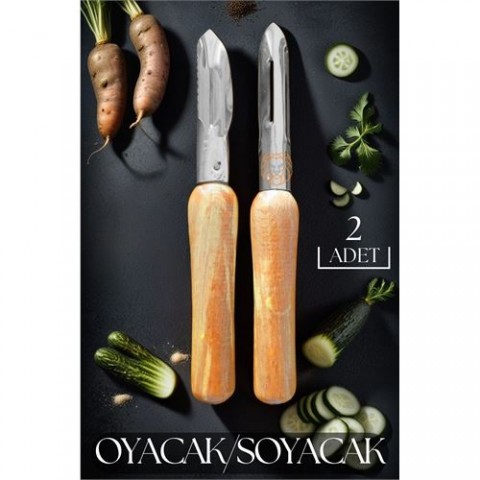 Hepbidolu  Soyacak Oyacak Ahşap Saplı 2 li Set Scopelliti Design 719386