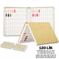 Hepbidolu  120 lik Protez Tırnak Sunum Renk Kartelası 719478