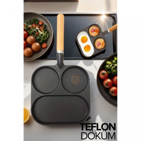 Hepbidolu  Teflon Döküm Omlet Tavası Kvasnicka Design 719634