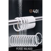 Hepbidolu  Banyo Perde Halkaları 40 ADET 719911