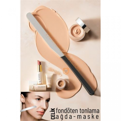 Hepbidolu  Maske Sıvı Fondöten Tonlama Spatulası Çelik 719997