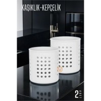 Hepbidolu  Kaşıklık Organizer 2 li SET BEYAZ C.Bindschedler Design 720097