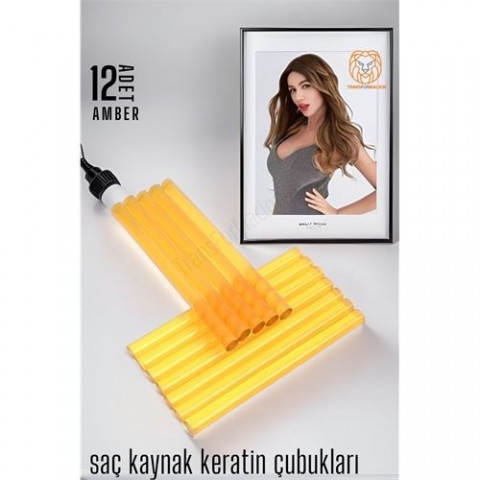 Transformacion Nano Keratin Kaynak Çubukları 12 ADET AMBER Absolute 720353