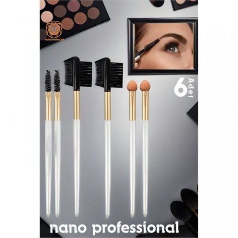 Transformacion Nano Kaş Kirpik Makyaj Seti 6 lı Absolute Professional 720386