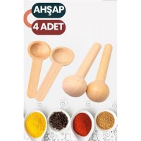 Transformacion Baharat Kaşığı 7 cm Mini Doğal Ahşap El Yapımı 715600