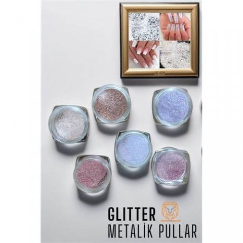 ModaCar Tırnak Sanatı Pulları Glitter Işıltılı