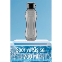 ModaCar Prime Matara 700 ml SİYAH Spor ve Kişisel Matara