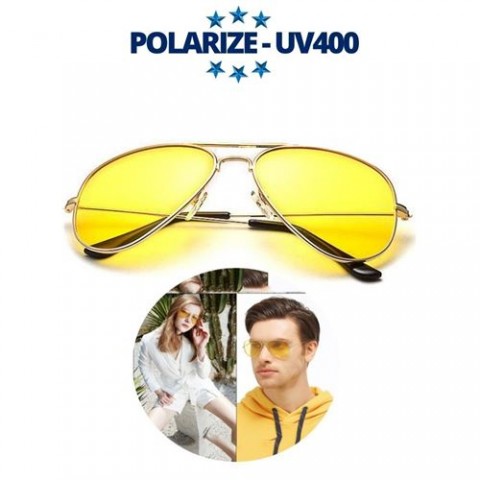 ModaCar Polarize UV400 Sarı Camlı Güneş Gözlüğü