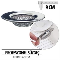 ModaCar Profesyonel 9 cm Çap Lavabo Süzgeci Porcelanosa